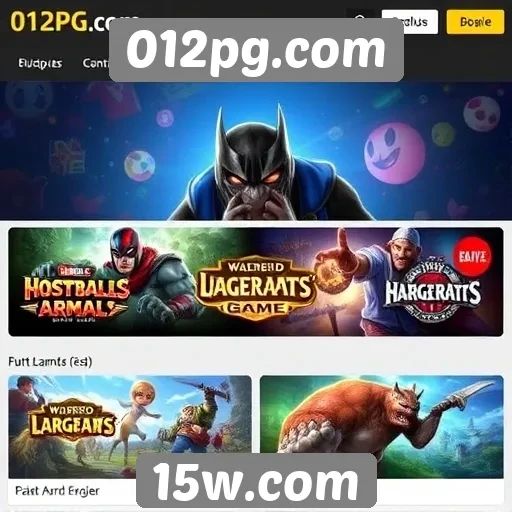 012pg com oferece variedade de jogos para todos os gostos